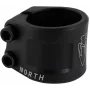 North Axe doppio morsetto - alluminio 6061-T6, compatibile con 31,8 mm/34,9 mm, superficie anodizzata