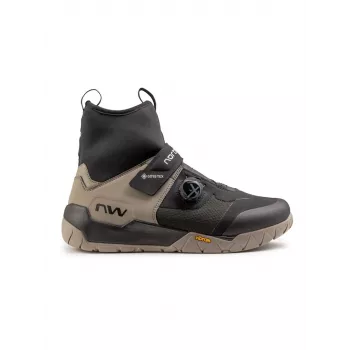 Northwave Multicross Plus Scarpe da bici - nero / EU 42 - suola Vibram Fort Augustus, chiusura a rotella SLW3, compatibili SPD