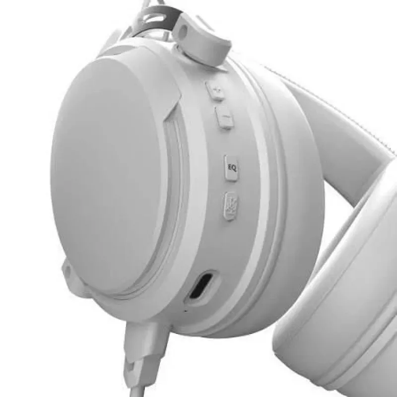 Nubi NH1 cuffie con microfono, bianco