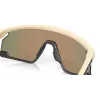 Oakley Bxtr occhiali da sole shield wrap-around nero opaco Prizm nero