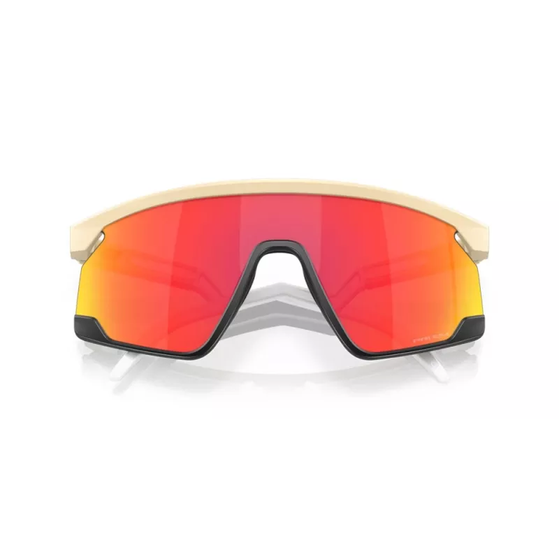 Oakley Bxtr occhiali da sole shield wrap-around nero opaco Prizm nero