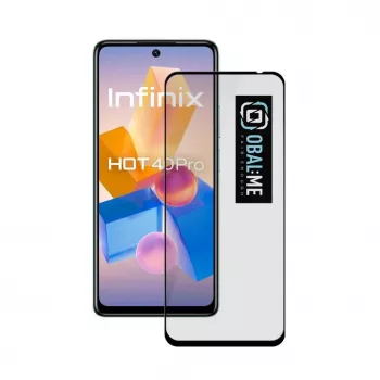 OBAL:ME Pellicola protettiva in vetro 5D per Infinix Hot 40 Pro nero
