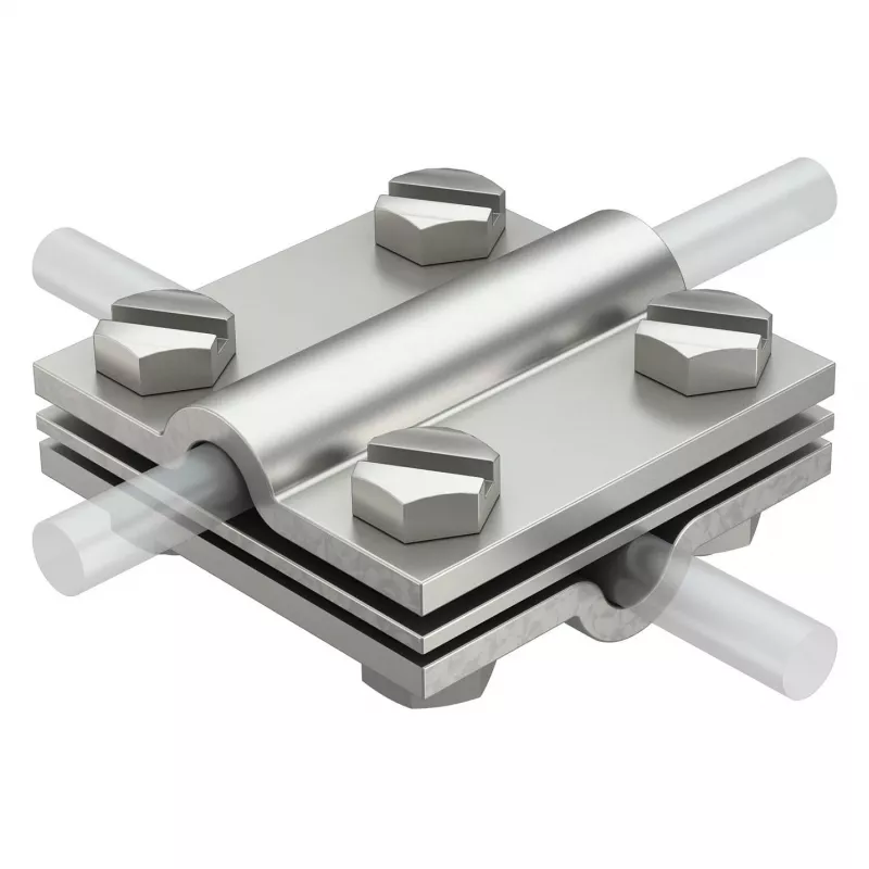 OBO Bettermann 252 8-10 V4A connettore a croce per conduttore 8-10 mm (5312318)