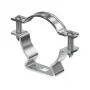 OBO BETTERMANN ASL 733 53 fascetta distanziale in alluminio con asola, 44-53 mm, alluminio, 1362834