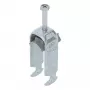 OBO Bettermann BS-H2-K-22 FT Collare a staffa a U in due parti, 16-22 mm, acciaio zincato a caldo (serie 2056)