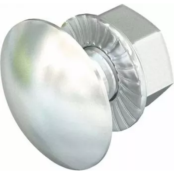 OBO BETTERMANN FRSB 6x12 A2 vite a testa tonda piatta con dado combinato M6x12 acciaio inox 1.4301 2B 6406138