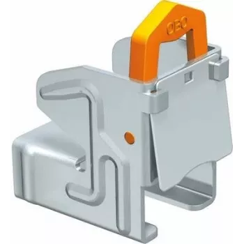 OBO Bettermann morsetto di supporto 328 2 per flange da 10-19 mm, acciaio zincato a caldo, filettatura M8 1408046