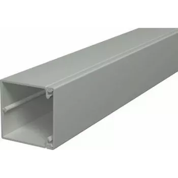 OBO BETTERMANN WDK60060GR Canalina portacavi 60x60x2000mm grigio PVC con fori sul fondo 6025668