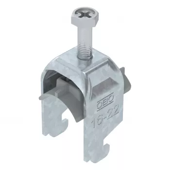 OBO BS-N1-K-22 FT Collare a staffa a U 16-22mm zincato a caldo 1187214