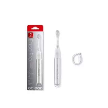 Oclean Ease Pro Silver spazzolino elettrico con tecnologia sonica, 5 modalità di pulizia, ricarica USB-C, impermeabile IPX7, 180 giorni di autonomia