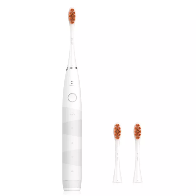 OCLEAN Flow S Spazzolino elettrico sonico bianco, 38.000 VPM, 5 modalità, USB-C, IPX7, batteria 180 giorni