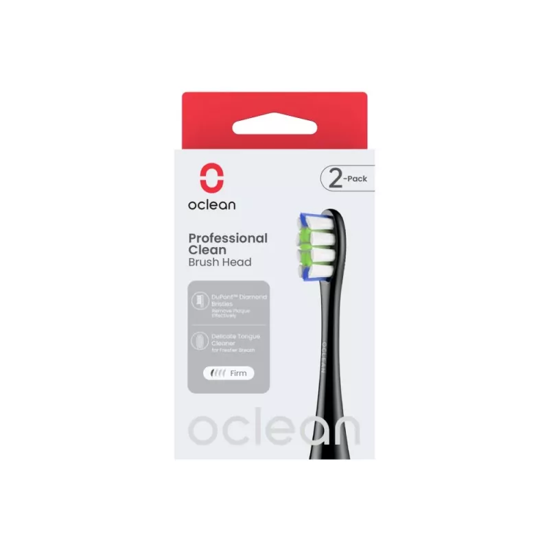 OCLEAN Professional Clean testina spazzolino P1C5 B02 2 pz. nero