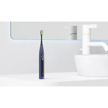 OCLEAN X Lite Set blu spazzolino elettrico