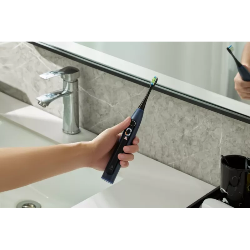 OCLEAN X Lite Set blu spazzolino elettrico