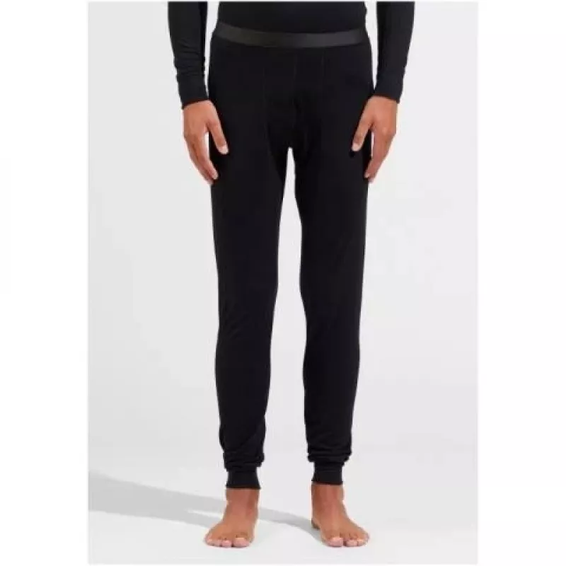 ODLO BL Bottom Pantaloni lunghi in merino, Taglia L, nero