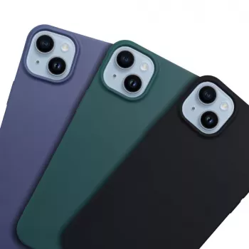 Custodia OEM per Honor X6c blu opaco copertura posteriore in silicone