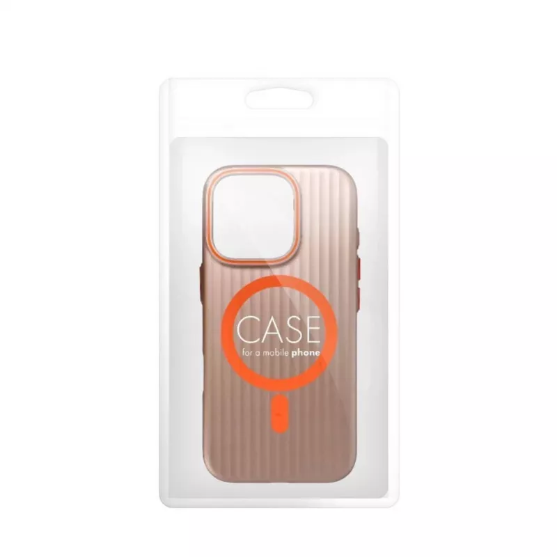 OEM Custodia per iPhone 15 Pro Max Simply compatibile MagSafe titanio deserto