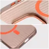 OEM Custodia per iPhone 15 Pro Max Simply compatibile MagSafe titanio deserto