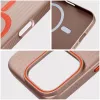 OEM Custodia per iPhone 15 Pro Max Simply compatibile MagSafe titanio deserto