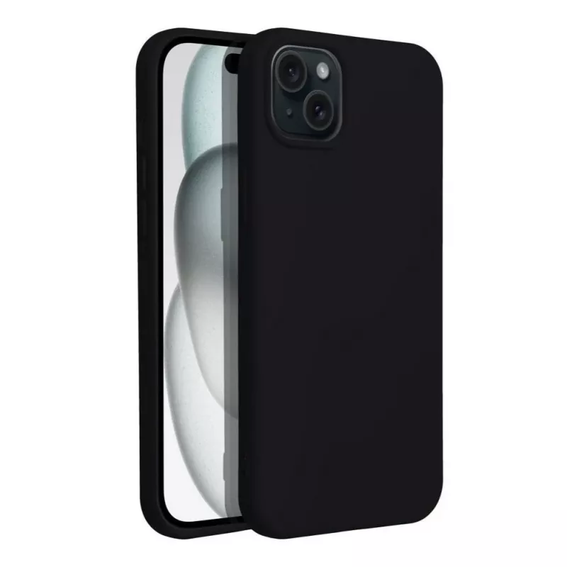 Cover OEM per iPhone 15 in silicone nera