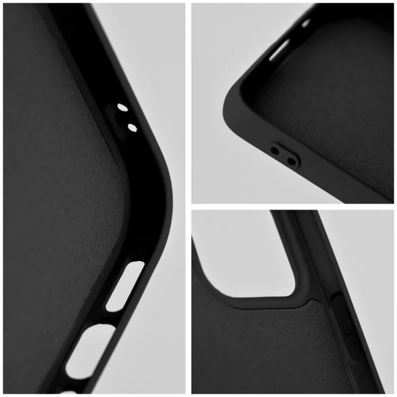 Cover OEM per iPhone 15 in silicone nera