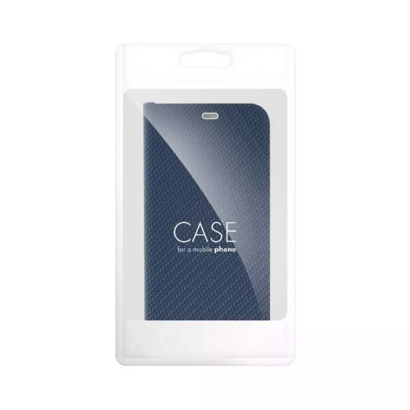 OEM Flip Case per Samsung A54 5G Luna Book Carbon blu