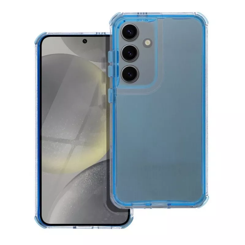 OEM MATRIX CLEAR custodia per Samsung Galaxy A35 5G - trasparente blu