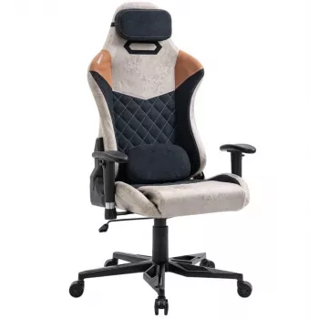 OFFC CHR HAPPYGAME 9301 sedia da gaming nero/marrone/beige
