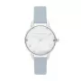 Olivia Burton Orologio donna Celestial OB16SG07 - Cassa da 30mm in acciaio inox color oro rosa, cinturino in pelle grigio
