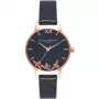 Olivia Burton Orologio Donna OB16CH06 Cronografo al Quarzo 30 mm Pelle Grigia