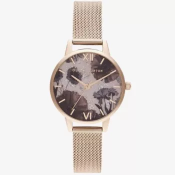 Olivia Burton Orologio donna Sparkle Butterfly OB16SP21 - 30mm cinturino mesh in acciaio inox argento