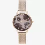 Olivia Burton Orologio donna Sparkle Butterfly OB16SP21 - 30mm cinturino mesh in acciaio inox argento