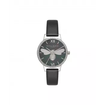 OLIVIA BURTON Orologio da donna OB16BB13 30 mm quadrante nero cinturino in pelle