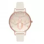 OLIVIA BURTON Orologio da donna OB16GB10 34 mm Quadrante grigio glitterato Cinturino in pelle