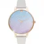 OLIVIA BURTON Orologio donna OB16US47 38 mm oro rosa pelle grigia
