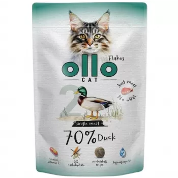 Ollo bustina per gatti n. 2 anatra 85 g