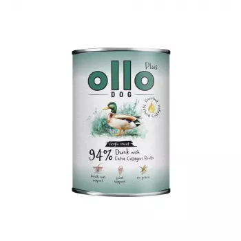 OLLO Plus Collagen Mono anatra cibo umido per cani 800g