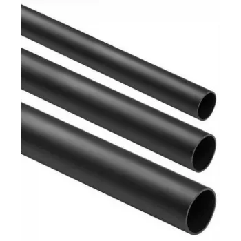 OLLO tubo rigido liscio per impianti elettrici nero CRL-20 2m (confezione da 25)
