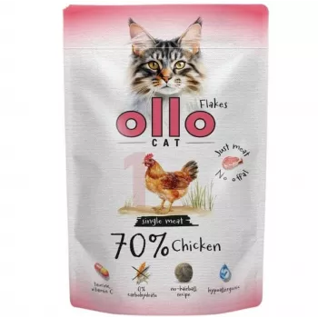 Ollo cibo umido per gatti bustina pollo 85g