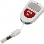 Olympia 5912 telecomando RF senza fili, portachiavi a 4 tasti, bianco