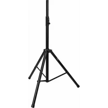 OMNITRONIC LCK-2 supporto per diffusori, regolabile in altezza 100-180 cm, portata max. 30 kg, flangia 35 mm, acciaio, nero 60004186