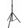 OMNITRONIC LCK-2 supporto per diffusori, regolabile in altezza 100-180 cm, portata max. 30 kg, flangia 35 mm, acciaio, nero 60004186