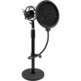 OMNITRONIC MSP-1 asta microfono con ragno e filtro pop 60006024