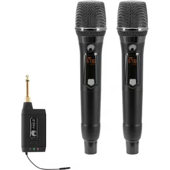OMNITRONIC set FAS TWO + 2x microfono wireless dinamico 660-690MHz (20000972)