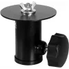 OMNITRONIC SPA-10EU adattatore per supporto M8 per supporto 35mm – acciaio nero 60004609