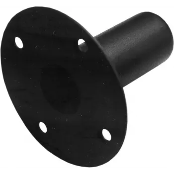 OMNITRONIC flangia di montaggio per supporto altoparlante 35 mm, acciaio, nero, incassata (6000450N)