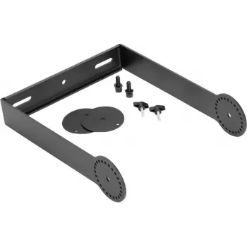 OMNITRONIC staffa orientabile per diffusori PAS-210/210A MK4 supporto a parete, acciaio, nero, portata 10 kg 11039573