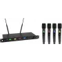 OMNITRONIC UHF-604 sistema microfonico wireless UHF a 4 canali 520-554 MHz 13063605