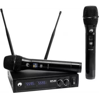 OMNITRONIC UHF E-FLEX 2 sistema microfonico wireless 559-575 MHz 13063371
