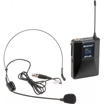 OMNITRONIC UHF E-FLEX trasmettitore tascabile 559-575 MHz (13063375)